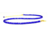 Simple Black Glass Crystal Stone Necklace – Jewelry Gift Ideas — 3