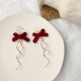 All-Match Long Tassel Earrings Bow Earrings – Unique Gift Ideas — 4