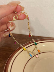 Women's Colorful Fashion Enamel Anklet Ornament – Stylish Gifts — 4