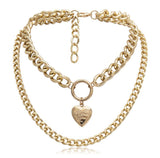 Metal Heart Choker Necklace For Women – Jewelry Gift Ideas — 7