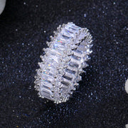 Women's Long Zircon Ring With Diamond Ring Accessories – Stylish Gifts — 1