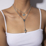 Y cross tassel necklace – Jewelry Gift Ideas — 7