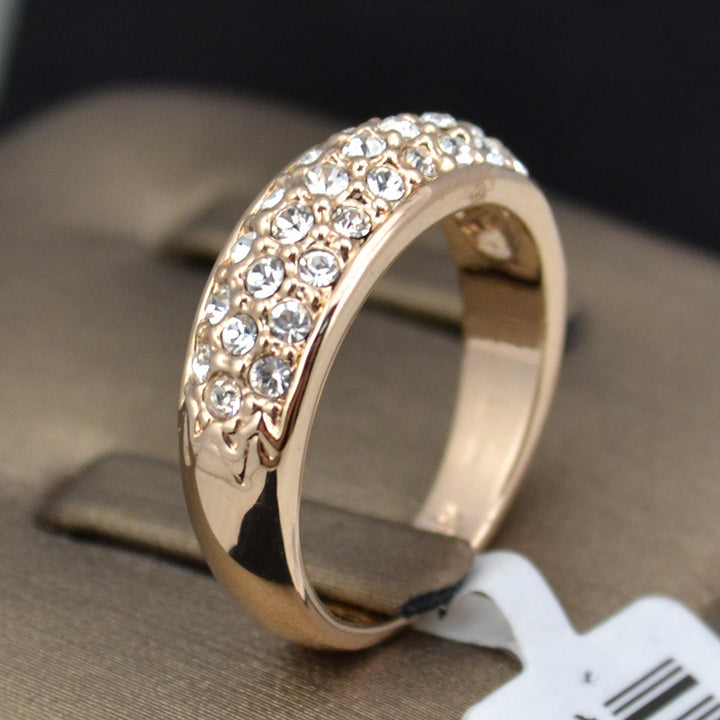 Women's Simple Fashion Pave Spot Drill Ring – Stylish Gifts — 1