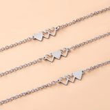 Love Heart Charms Chain Bracelets For Sisters Best – Gifts for Couples — 5