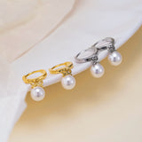 Exquisite Bow Artificial Pearl Earrings – Gift Ideas — 1