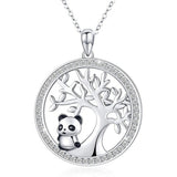Women's Crystal Necklace With Full Diamond Panda – Jewelry Gift Ideas — 9