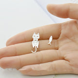 S925 Sterling Silver Stud Earrings Fashion Detachable – Stylish Gifts — 3