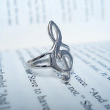 Unique Hollow Out Musical Notes Rings For Women – Jewelry Gift Ideas — 1
