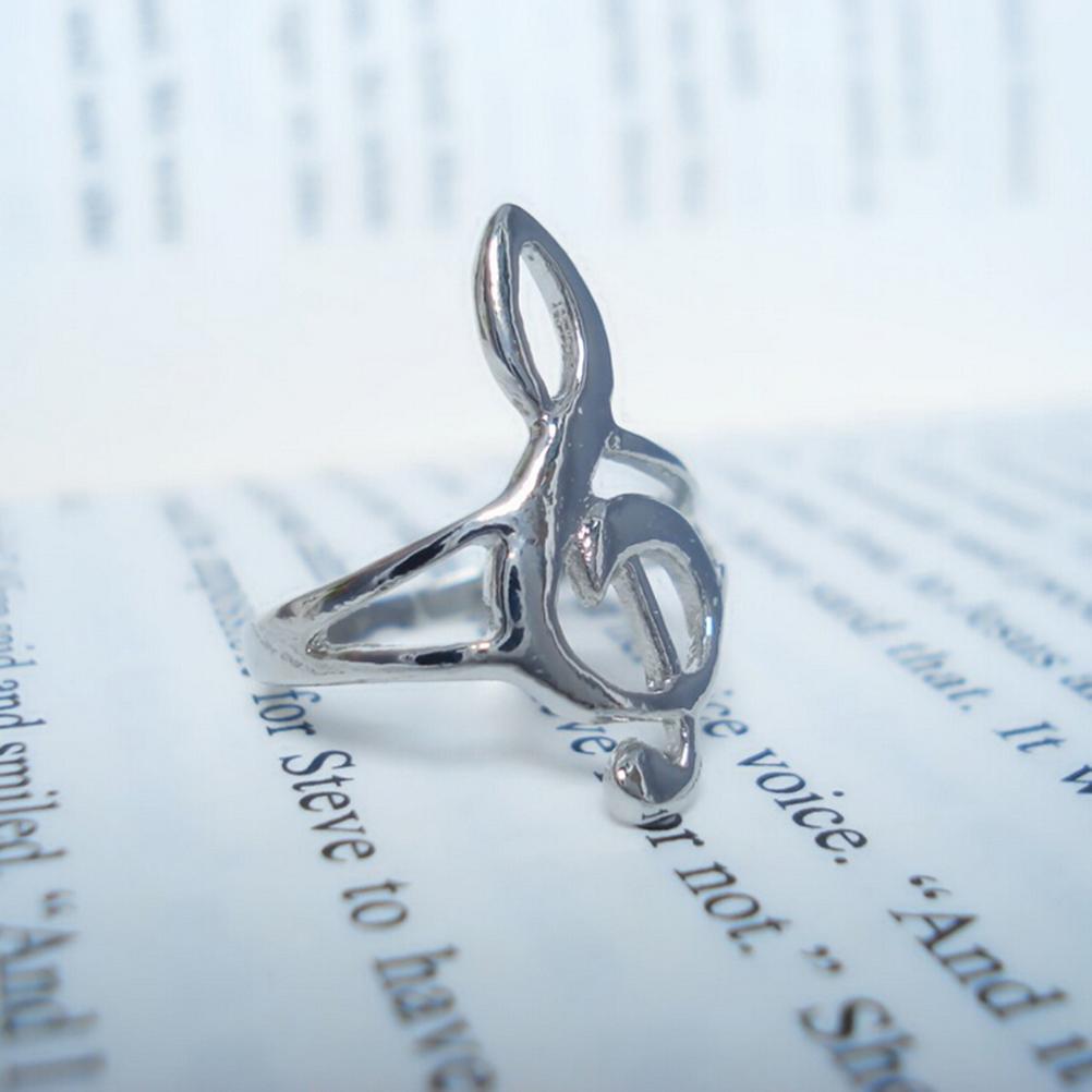 Unique Hollow Out Musical Notes Rings For Women – Jewelry Gift Ideas — 1