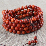 Natural Wood Bracelet 108 Buddha Beads Necklace – Jewelry Gift Ideas — 6