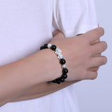 S925 Sterling Silver Obsidian Pixiu Bracelet – Jewelry Gift Ideas — 3