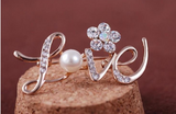 Jewelry Flower Love Brooch Inlaid With Diamond – Jewelry Gift Ideas — 2