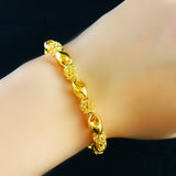 Gold-plated brass bracelet – Jewelry Gift Ideas — 1
