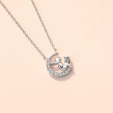 Little Prince Moon Pendant Necklace Clavicle – Jewelry Gift Ideas — 6