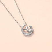 Little Prince Moon Pendant Necklace Clavicle – Jewelry Gift Ideas — 6