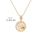 S925 Silver Twelve Constellation Pendant Necklace – Jewelry Gift Ideas — 8