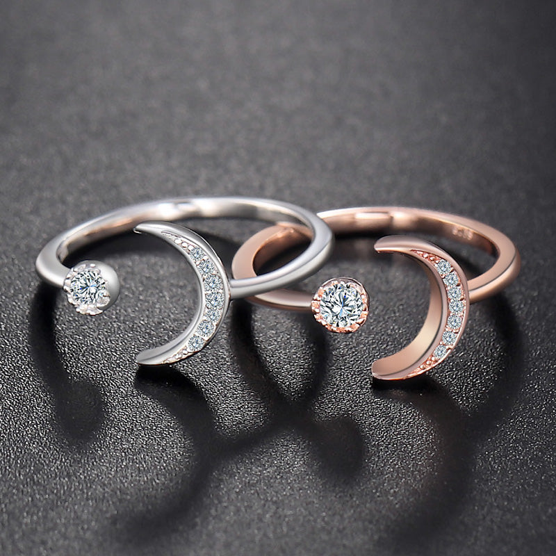 Star moon ring – Meaningful Gifts — 1