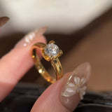 Special-interest Design Elegant Square Ring – Special Occasion Gifts — 2