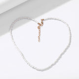 Sweet And Simple Natural White Glass Beads – Jewelry Gift Ideas — 9