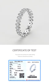 Female S925 Silver Lucky Eye Diamond-studded Ring – Gifts for Her — 4