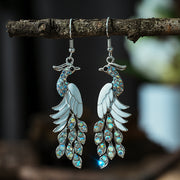 European And American Texture Peacock Earrings – Holiday Gift Ideas — 11