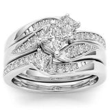 Electroplated 18k Gold Rose Gold Diamond Zircon Ring – Practical Gifts — 3