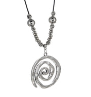 RETRO Geometric Spiral Distressed Earrings – Jewelry Gift Ideas — 13