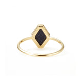 Women's Vintage Blue Emerald Ring – Gifts for Her — 2