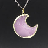 Star Moon Faceted Pendant White Crystal – Jewelry Gift Ideas — 4