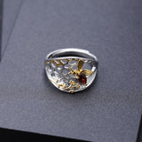 Designer Natural Wind Opening Adjustable Ring – Surprise Gifts — 1