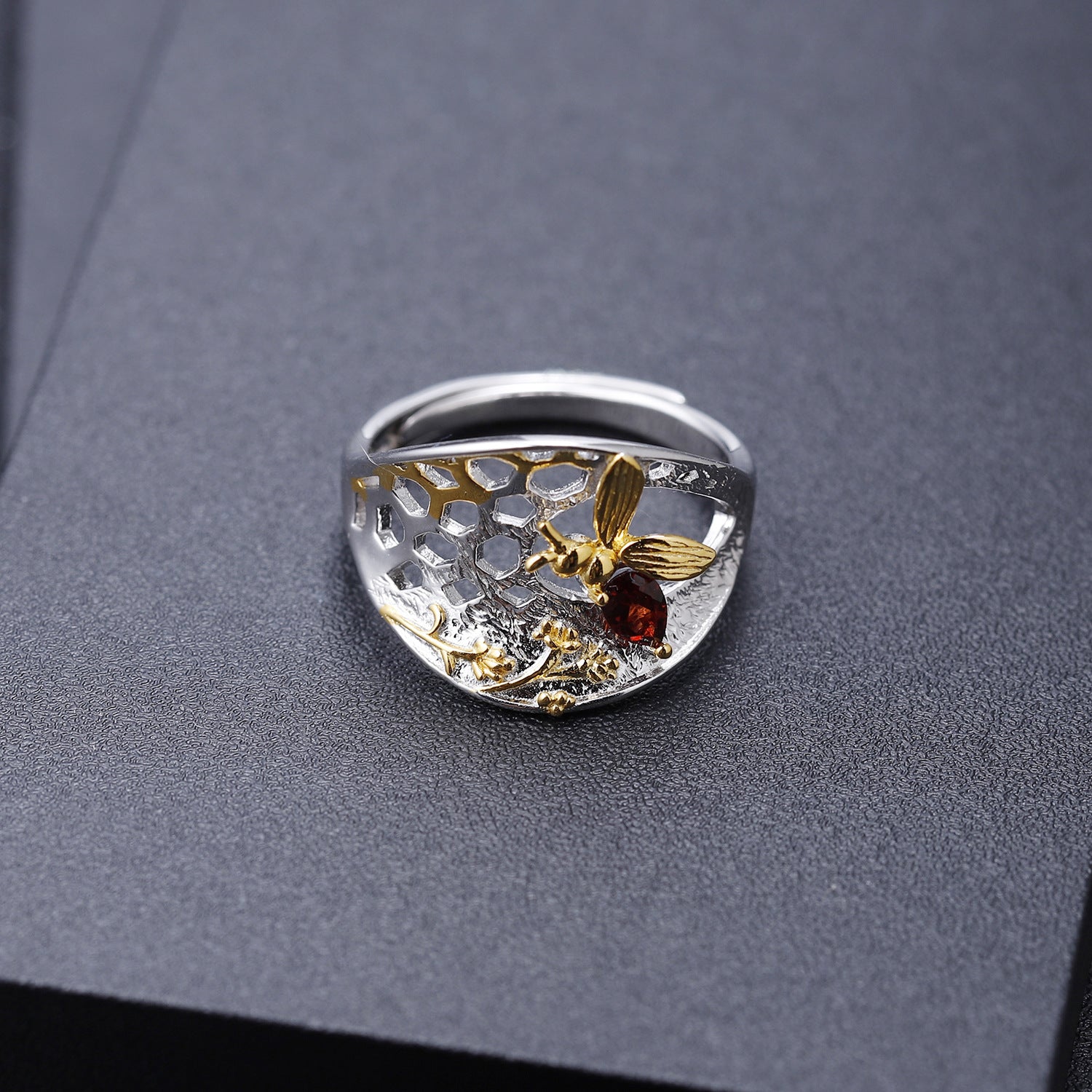 Designer Natural Wind Opening Adjustable Ring – Surprise Gifts — 1