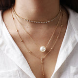 Women's Crystal Pendant Three-layer Necklace Set – Jewelry Gift Ideas — 1
