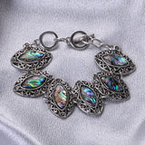 Fashion Personality Oval Abalone Bracelet Distressed – Stylish Gifts — 4