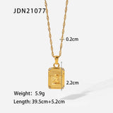 Men's And Women's Pendant Necklace Round Eight – Jewelry Gift Ideas — 4