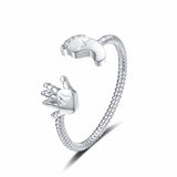 Cute Little Feet Palm Creative Ring – Birthday Gifts — 7