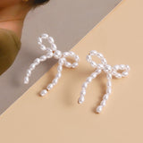 Vintage Plastic Pearl Bow Floral Hand-woven – Holiday Gift Ideas — 17