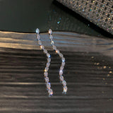 Women's Full Diamond Water Drop Earrings – Gifts for Her — 4