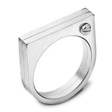Trendy Stainless Steel Geometric Rings for Women – Jewelry Gift Ideas — 3