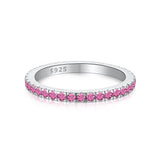 Women's Gypsophila Colored Zircon Single Row Sterling – Gifts for Her — 2
