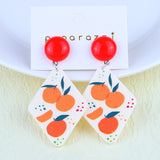 Cartoon Rainbow Contrast Color Acrylic Stud Earrings – Stylish Gifts — 12