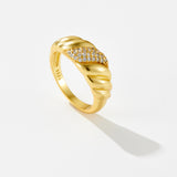 Versatile Design Geometric Irregular Spiral Ring – Gift Ideas — 3