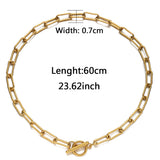 Women's Stainless Steel Clavicle Chain – Gifts for Her — 4
