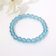 Solid Color Transparent Glass Bracelet – Jewelry Gift Ideas — 6