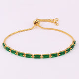 Green Zircon Jewelry Pull Bracelet Female – Jewelry Gift Ideas — 7