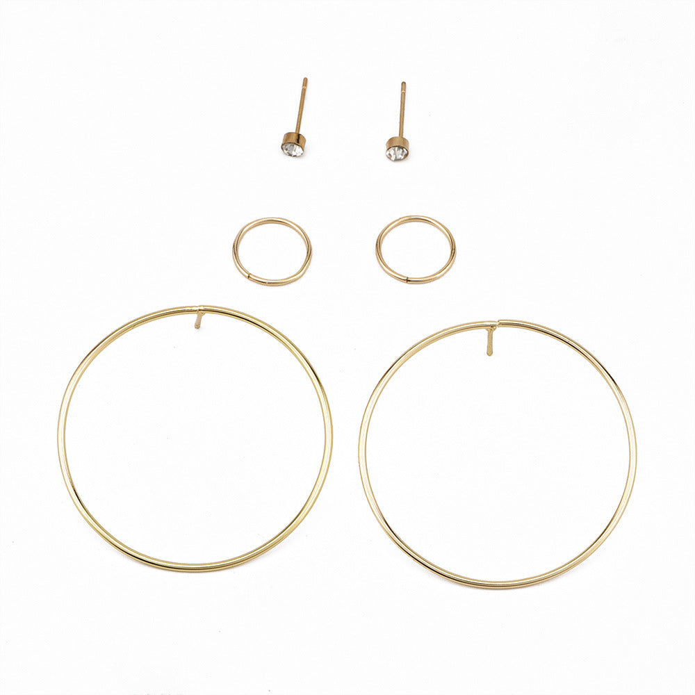 Personalized New Circle Women's Earring Set – Jewelry Gift Ideas — 1