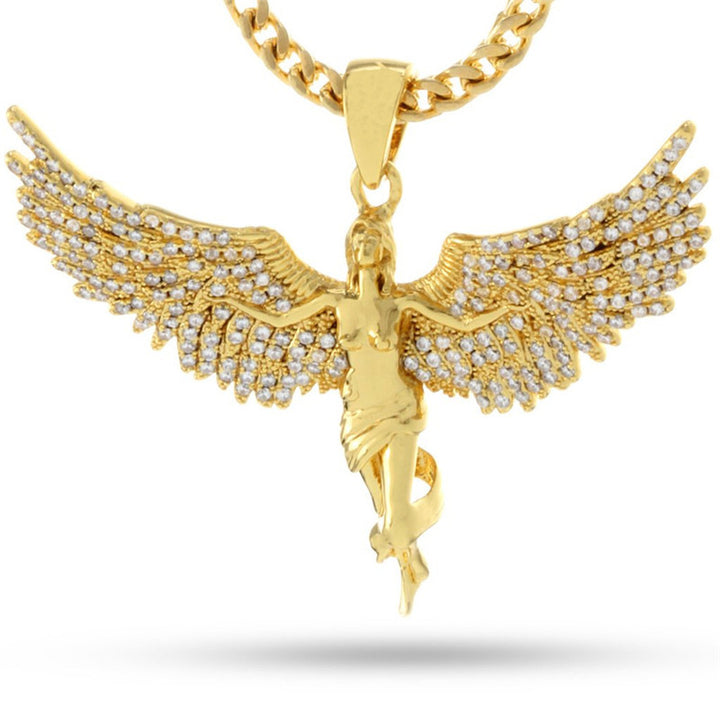 Flying Wing Fairy Hip Hop Goddess Necklace – Jewelry Gift Ideas — 1