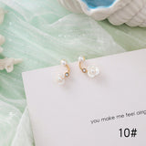 Frosty Starfish Shell Earrings – Stylish Gifts — 16