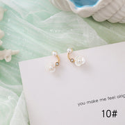 Frosty Starfish Shell Earrings – Stylish Gifts — 16