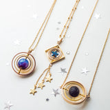 Star Necklace Cosmic Galaxy Pendant Stainless – Jewelry Gift Ideas — 2
