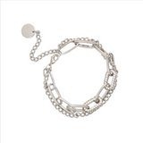 Rhinestone Double Layered Bracelet New Light – Jewelry Gift Ideas — 1